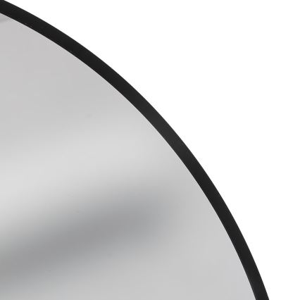 Atmosphera - Miroir mural ALICE Ø 70 cm noir