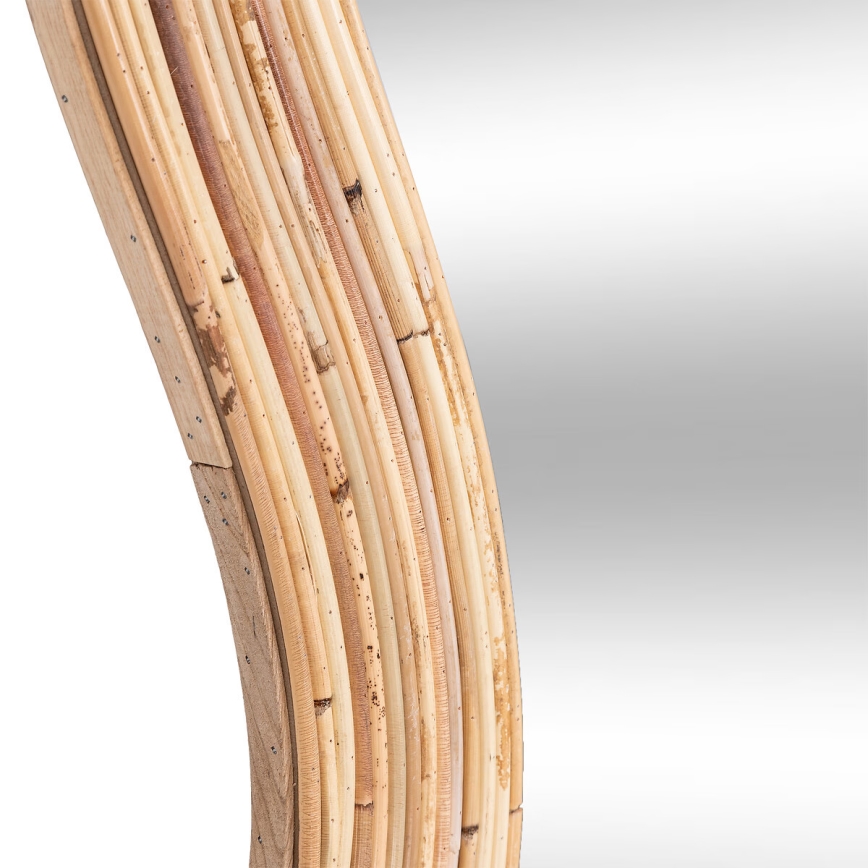 Atmosphera - Miroir mural MAGGIE 179,5 x 86 cm en rotin