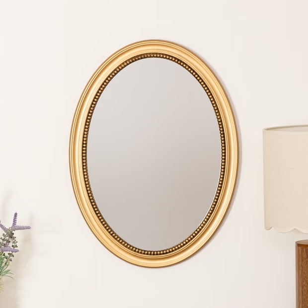 Atmosphera - Miroir mural VICTORIA 53x40 cm doré
