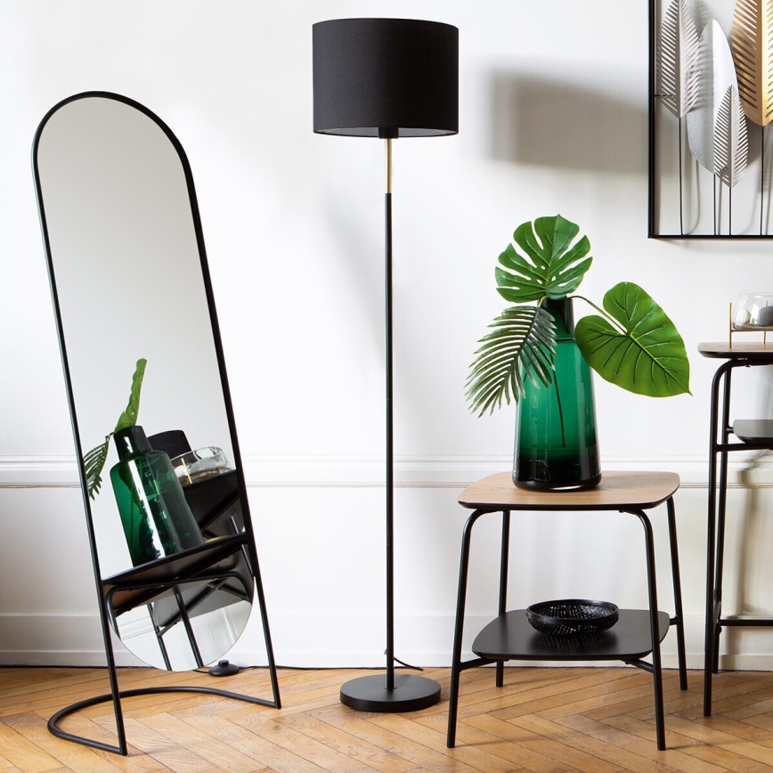 Atmosphera - Miroir sur pied JEF 136x39,5 cm noir