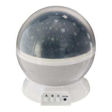 Atmosphera - Projecteur LED pour enfants 3xAA, gris