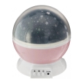 Atmosphera - Projecteur LED pour enfants 3xAA rose