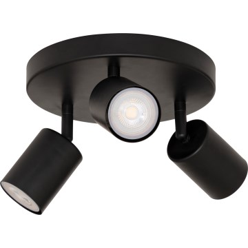 Atmosphera - Spot encastré VICO 3xGU10/25W/230V noir