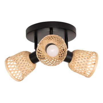 Atmosphera - Spot LIO 3xE27/25W/230V bambou
