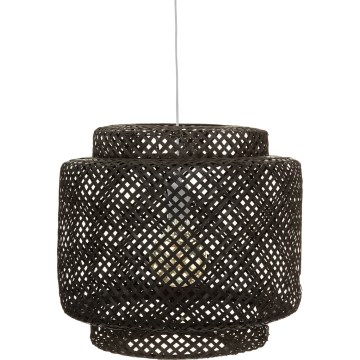 Atmosphera - Suspension filaire LIBY 1xE27/40W/230V bambou/noir