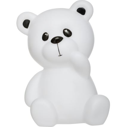 Atmosphera - Veilleuse de nuit LED pour enfants TEDDY LED/3xAA blanche