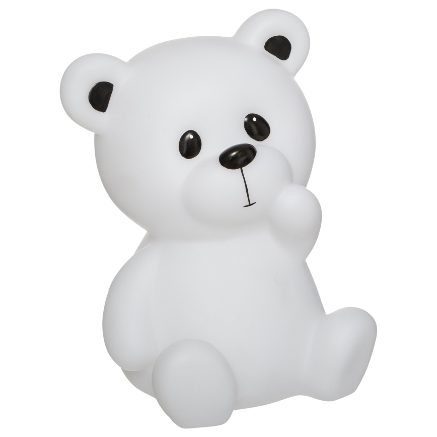 Atmosphera - Veilleuse de nuit LED pour enfants TEDDY LED/3xAA blanche