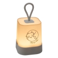 Atmosphera - Veilleuse de nuit tactile rechargeable pour enfants RABBIT LED/3,7V 1200 mAh gris