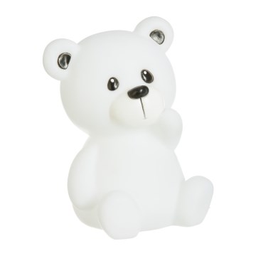 Atmosphera - Veilleuse LED pour enfants TEDDY LED/3xLR44 blanche