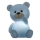 Atmosphera - Veilleuse nocturne LED pour enfants TEDDY LED/3xLR44 bleue
