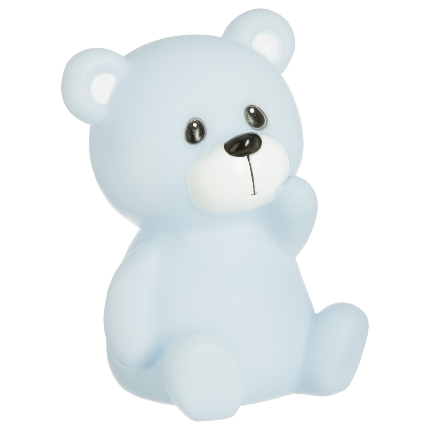 Atmosphera - Veilleuse nocturne LED pour enfants TEDDY LED/3xLR44 bleue