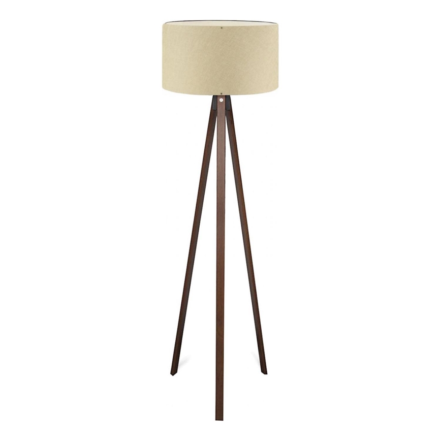 AYD 1xE27/40W/230V lampe sur pied beige/marron
