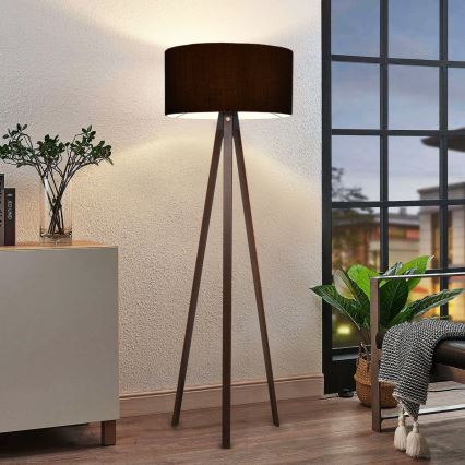 AYD Lampadaire 1xE27/40W/230V Noir/Marron