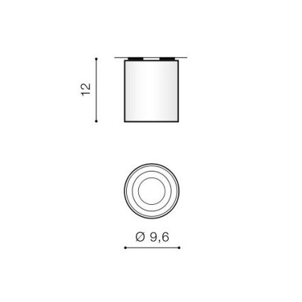 Azzardo AZ0779 - Plafonnier BROSS 1xGU10/50W/230V