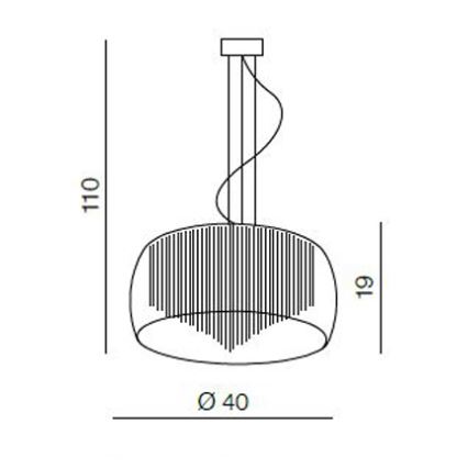 Azzardo AZ0999 - Plafonnier REGO 5xG9/40W/230V