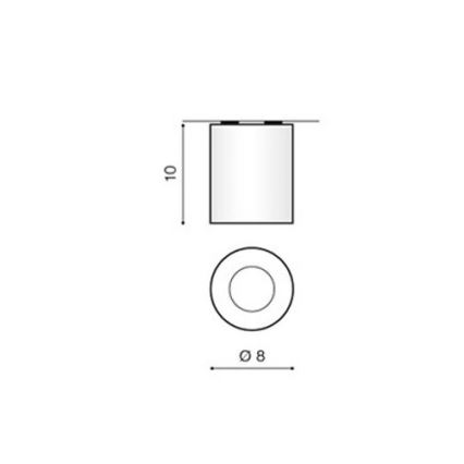 Azzardo AZ1360 - Plafonnier extérieur ARO 1xGU10/50W/230V IP54