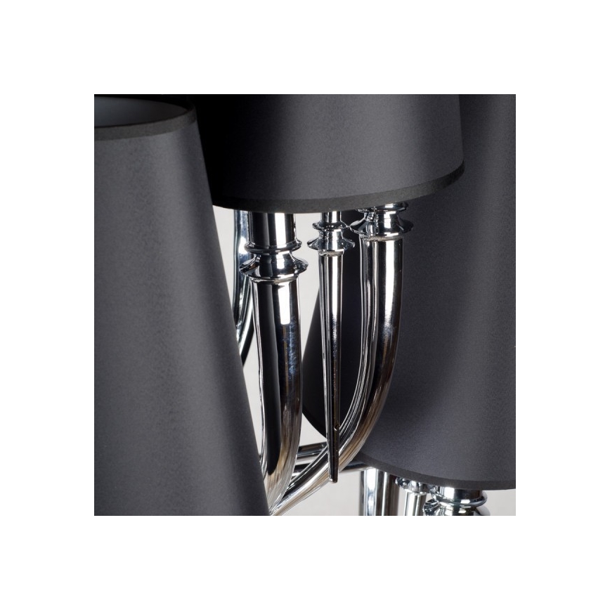 Azzardo AZ1417 - Lustre sur chaîne DIABLO 12xE14/11W/230V noir