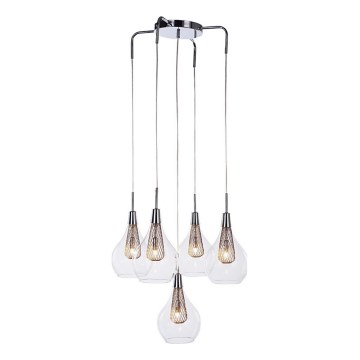 Azzardo AZ1690 - Suspension fil ELEKTRA 5xG9/40W/230V