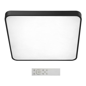 Azzardo AZ2759 - Plafonnier LED à intensité variable QUADRO 1xLED/60W/230V+télécommande