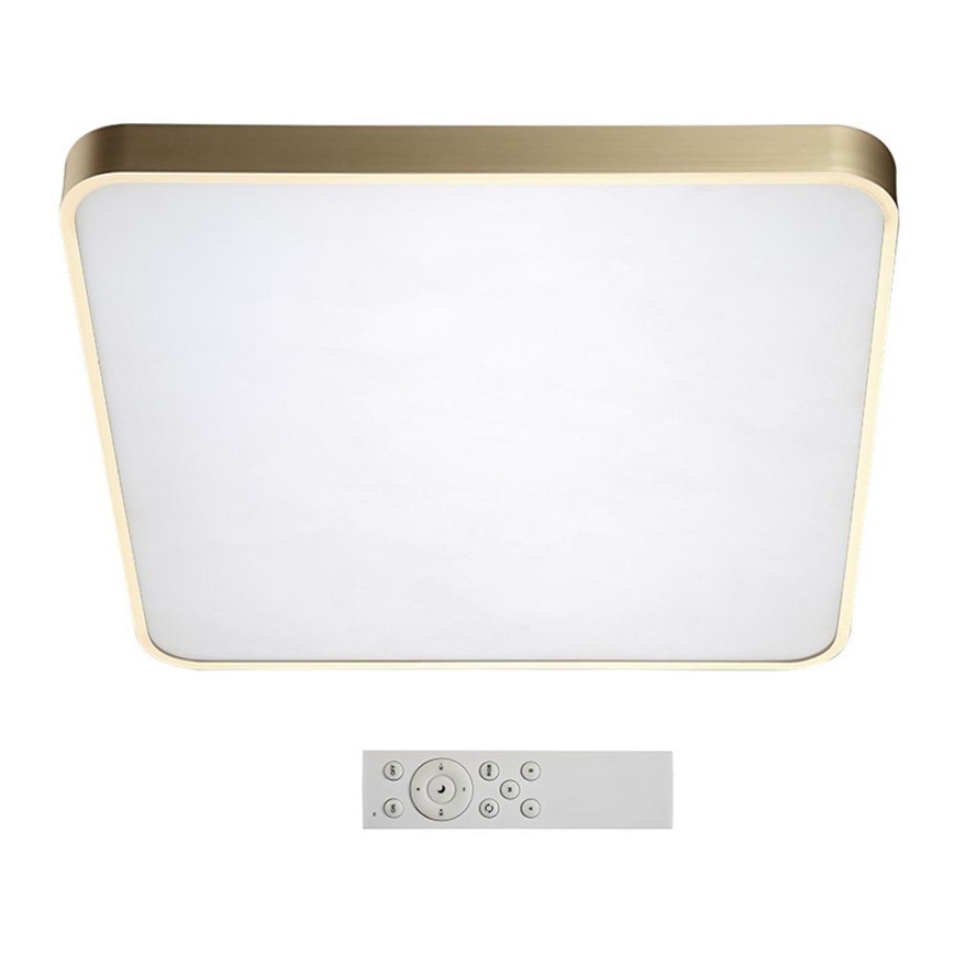 Azzardo AZ2760 - Plafonnier LED à intensité variable QUADRO 1xLED/60W/230V+télécommande