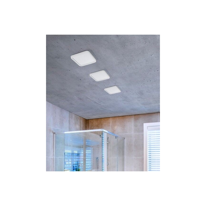 Azzardo AZ2837 - Plafonnier encastré SLIM pour salle de bains LED/12W/230V IP44 IRC 90
