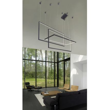 Azzardo AZ2914 - Suspension LED à intensité modulable avec fil METRIC 3xLED/135W/230V