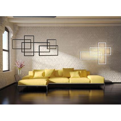 Azzardo AZ2994 - Applique murale à intensité variable QUADRATUS 3xLED/80W/230V