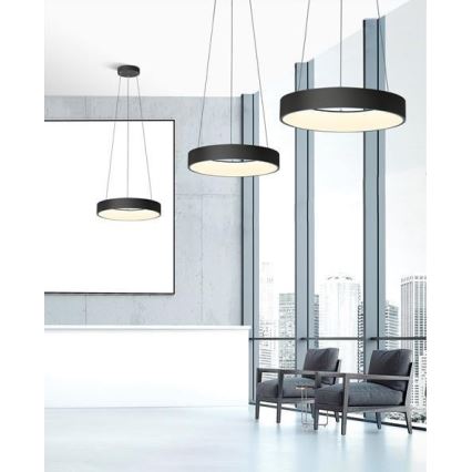 Azzardo AZ3449 - Suspension dimmable LED avec fil SOVANA LED/80W/230V + télécommande