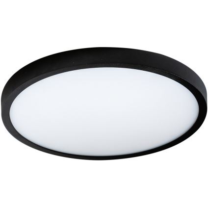 Azzardo AZ4243 - plafonnier LED MALTA LED/24W/230V d. 30 cm noir