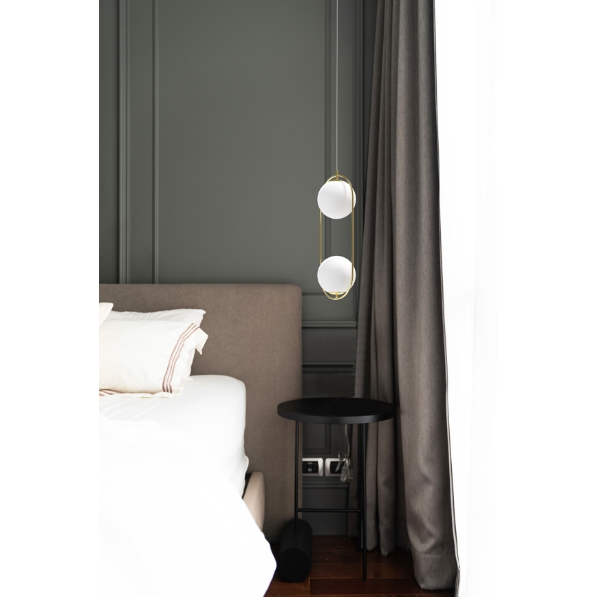 Azzardo AZ4982 - Suspension filaire COCO 2xG9/50W/230V