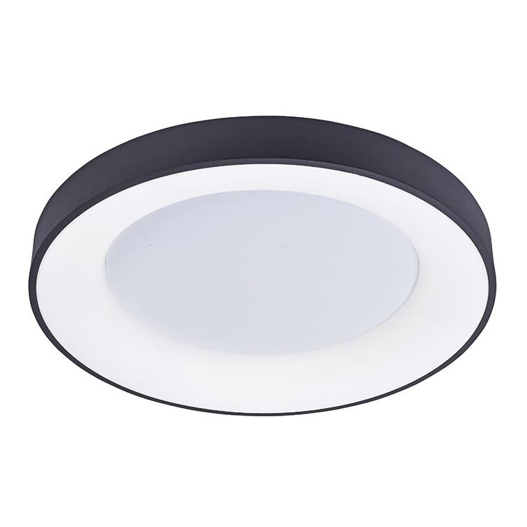 Azzardo AZ4987 - Plafonnier LED SANTANA LED/30W/230V noir