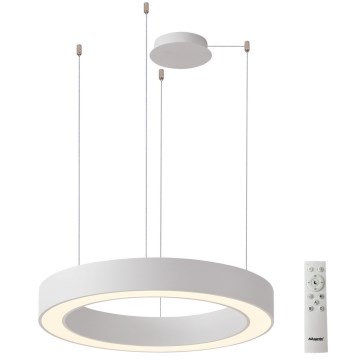Azzardo AZ5052 - Suspension LED dimmable sur câble MARCO LED/100W/230V blanc + télécommande