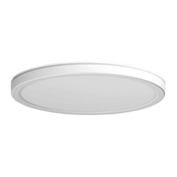 Azzardo AZ5357 - Plafonnier avec détecteur salle de bain PANKA LED/24W/230V IP40 blanc