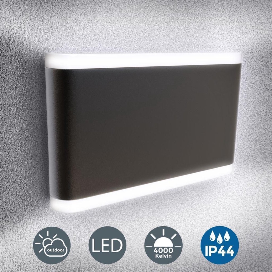 B.K. Licht 1184 - Applique murale extérieure 2xLED/3,5W/230V IP44 4000K