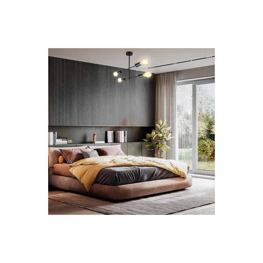 B.K. Licht 1343 - Suspension 4xE27/60W/230V