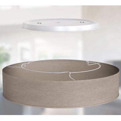 B.K. Licht 1395 - plafonnier LED LED/20W/230V taupe