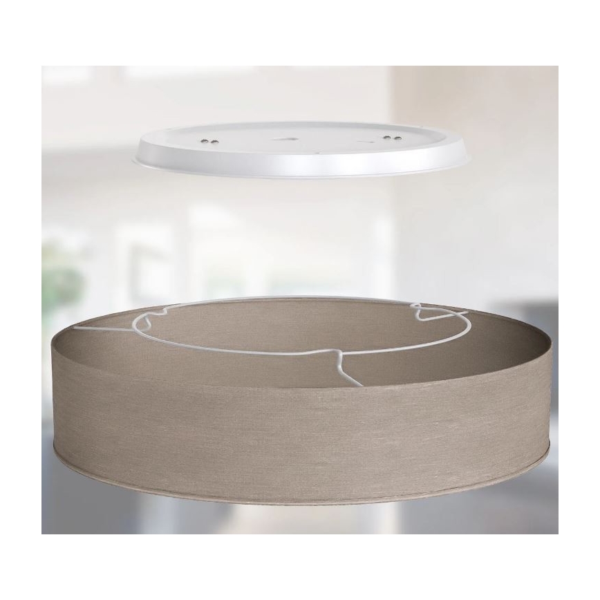 B.K. Licht 1395 - plafonnier LED LED/20W/230V taupe