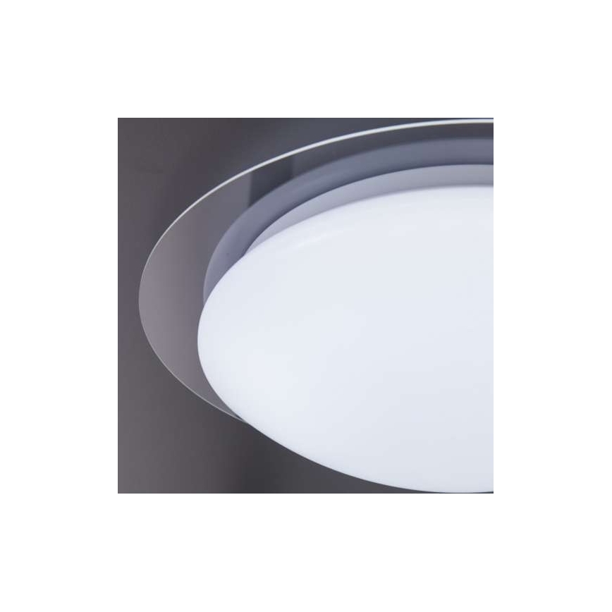 B.K.Licht BKL1025 - Plafonnier dimmable LED RGB salle de bain LED/12W/230V IP44+télécommande