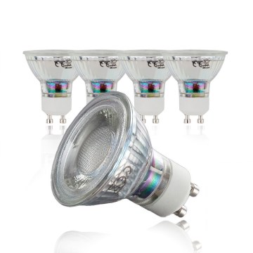 B.K.Licht - Lot de 5 ampoules LED GU10/5W/230V 3000K