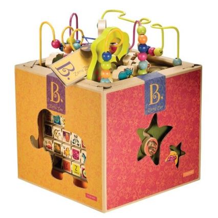 B-Toys - Cube interactif Zoo figuier caoutchouc