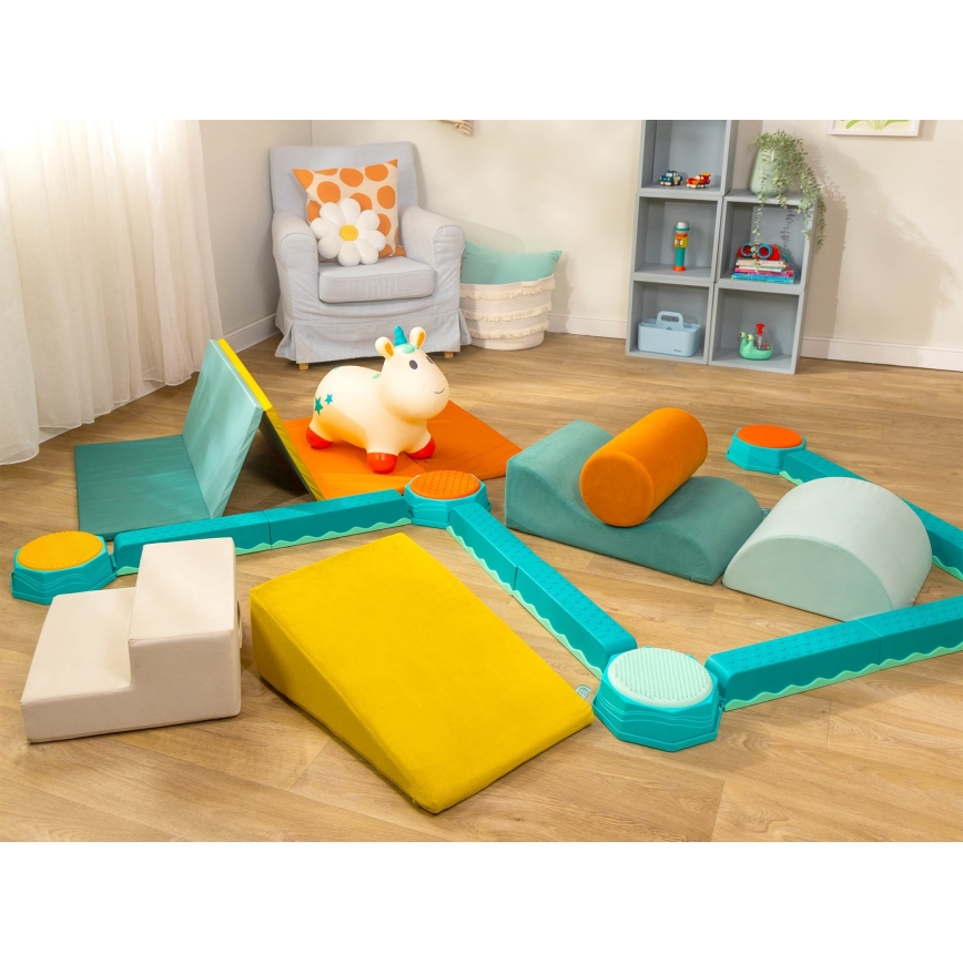 B-Toys - Cubes en mousse ludiques WONDERSHAPES, lot de 3 pièces