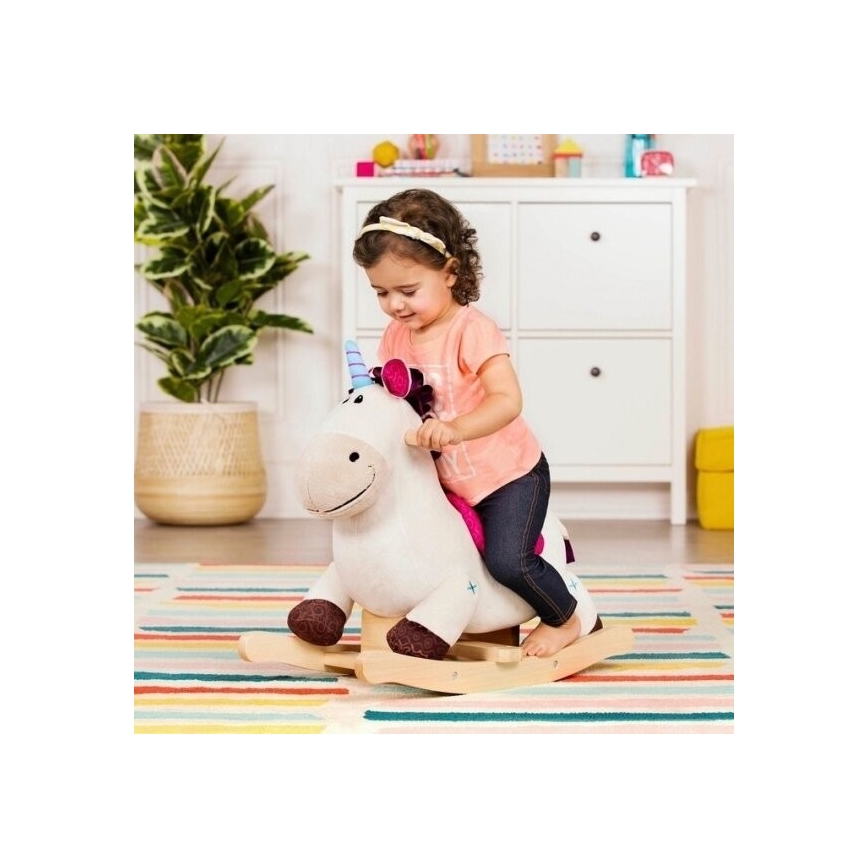 B-Toys - Licorne à bascule DILLY DALLY peuplier