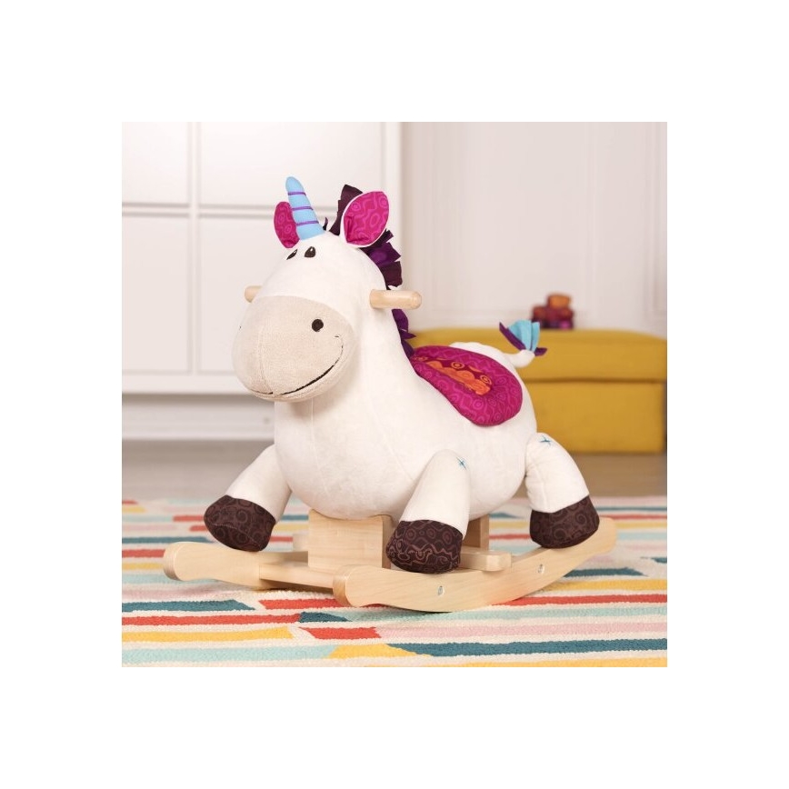 B-Toys - Licorne à bascule DILLY DALLY peuplier