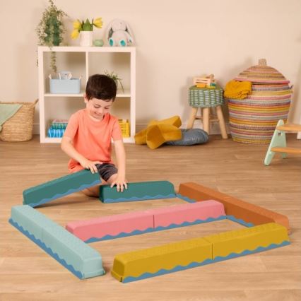 B-Toys - Parcours d'obstacles BALANCE & HOP 10 pcs