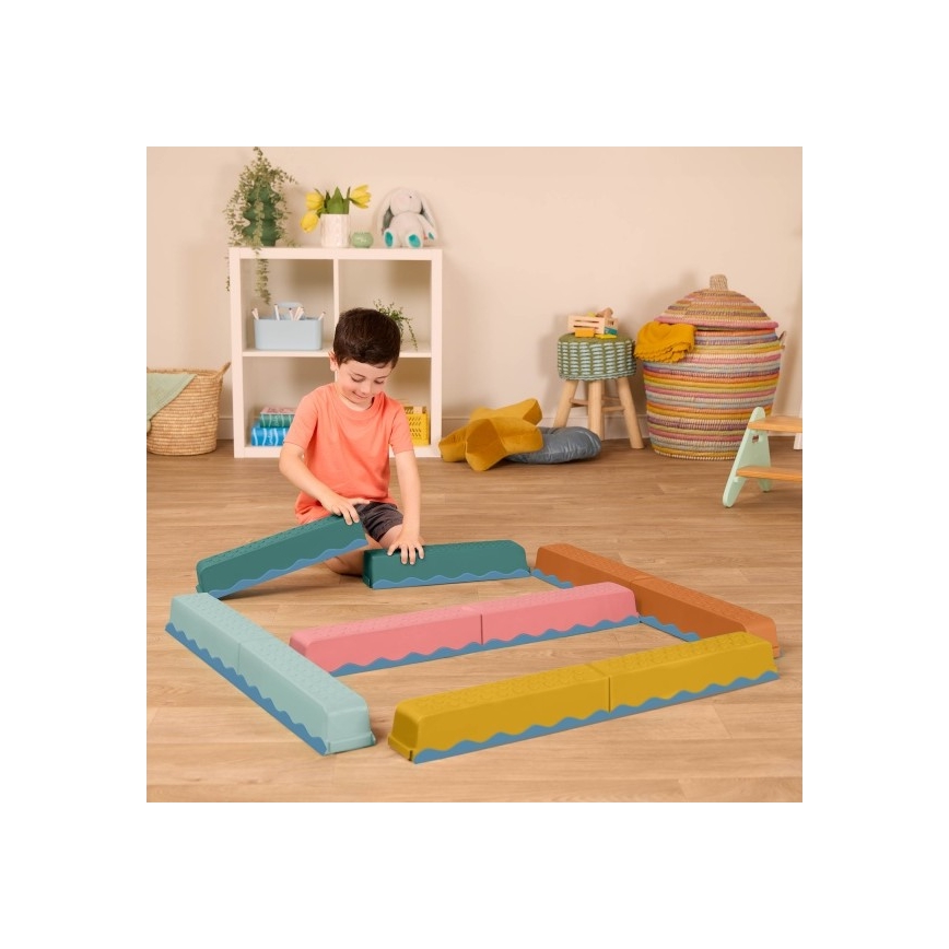 B-Toys - Parcours d'obstacles BALANCE & HOP 10 pcs