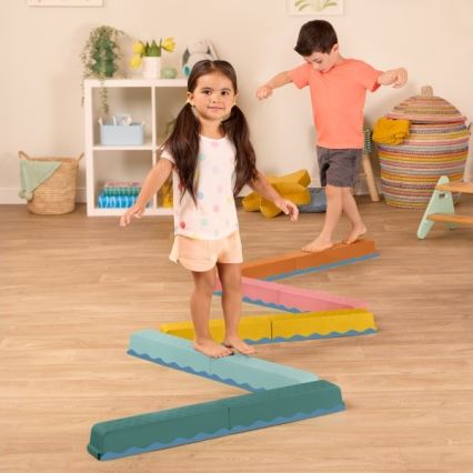 B-Toys - Parcours d'obstacles BALANCE & HOP 10 pcs