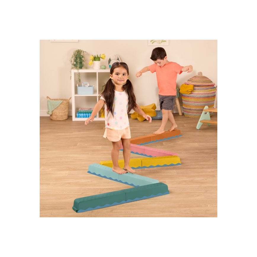 B-Toys - Parcours d'obstacles BALANCE & HOP 10 pcs