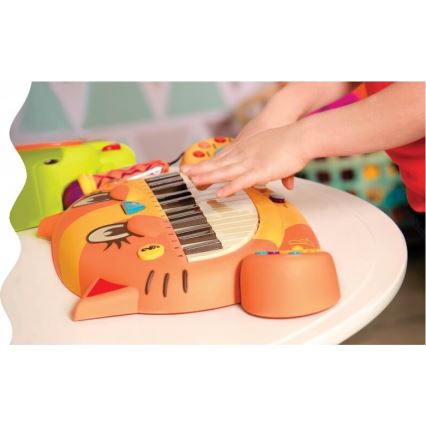 B-Toys - Piano pour enfant avec micro Cat 4xAA