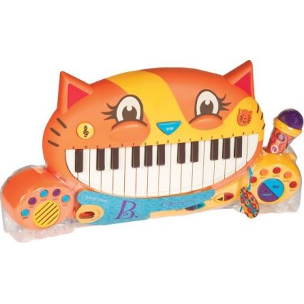 B-Toys - Piano pour enfant avec micro Cat 4xAA