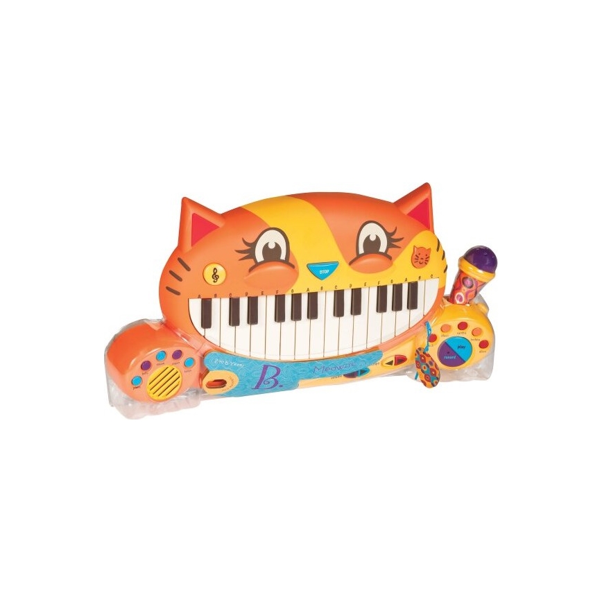 B-Toys - Piano pour enfant avec micro Cat 4xAA